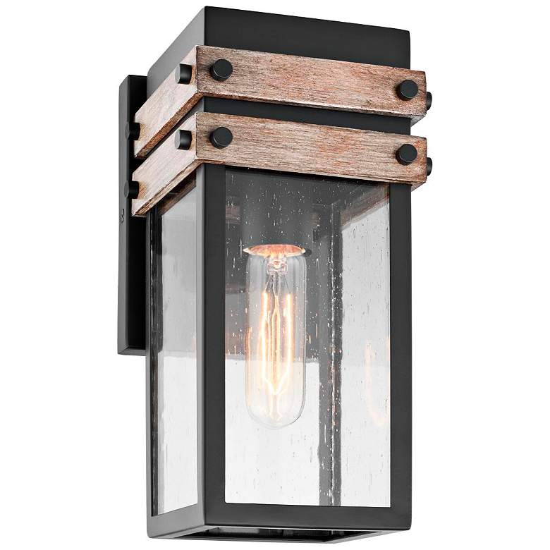 Image 6 Homestead 10 3/4" High Matte Black Outdoor Wall Light more views