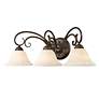 5_Homestead 24" Wide Rubbed Bronze 3-Light Vanity Bath Light more views