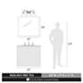 Homestead 24" Wide Rubbed Bronze 3-Light Vanity Bath Light