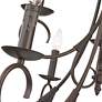 6_Homestead 28"W Oil-Rubbed Bronze 9-Light 2-Tier Chandelier more views