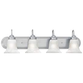 Image1 of Homestead 30" Wide 4-Light Vanity Light - Brushed Nickel