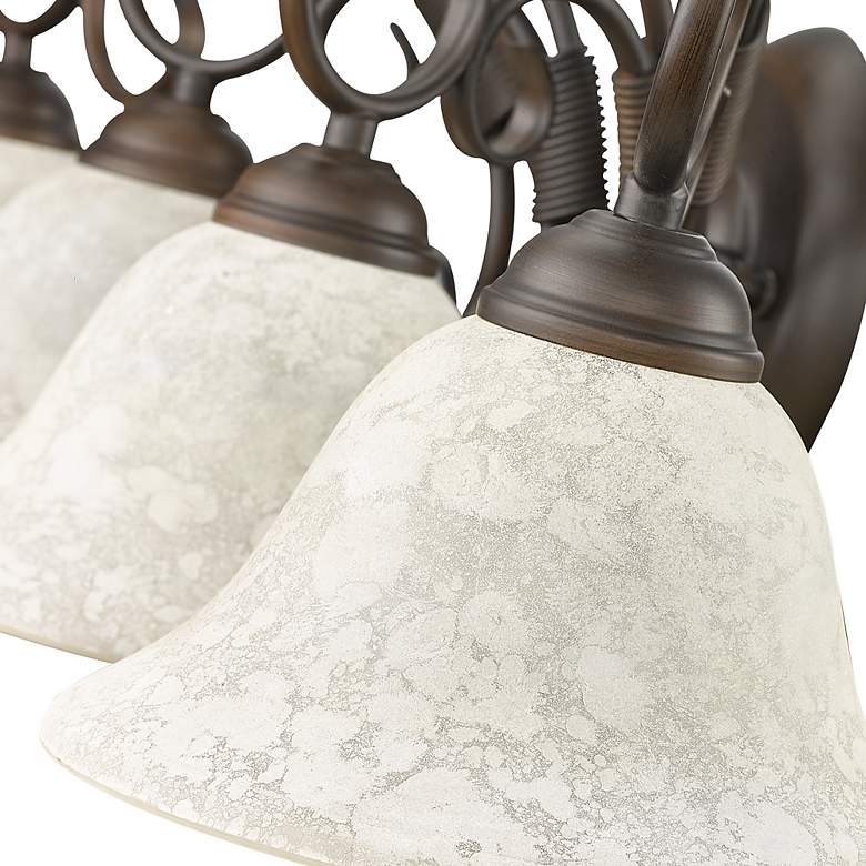 Image 6 Homestead 32" Wide Rubbed Bronze 4-Light Bath Light more views
