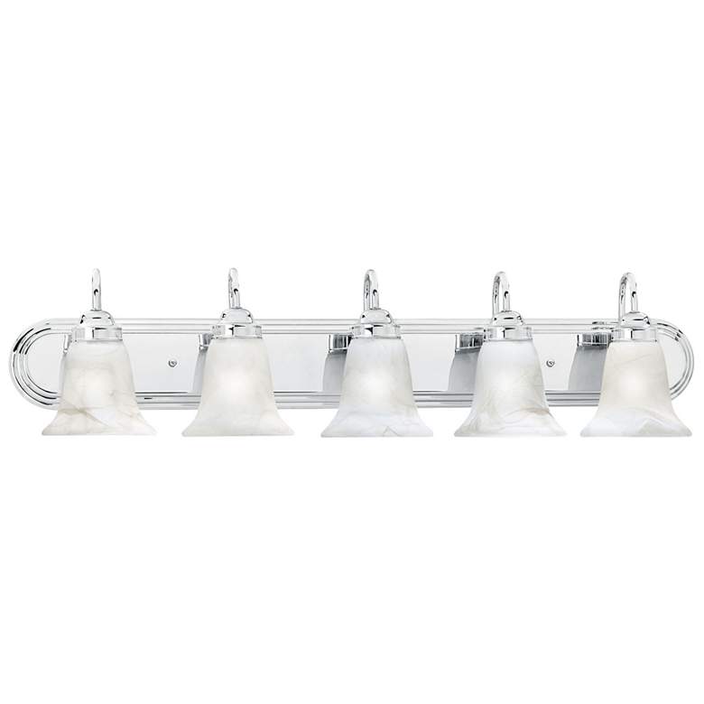 Image 1 Homestead 36 inch Wide 5-Light Vanity Light - Chrome