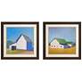 3_Homestead Barn II 25" Square 2-Piece Framed Wall Art Set