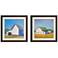 Homestead Barn II 25" Square 2-Piece Framed Wall Art Set