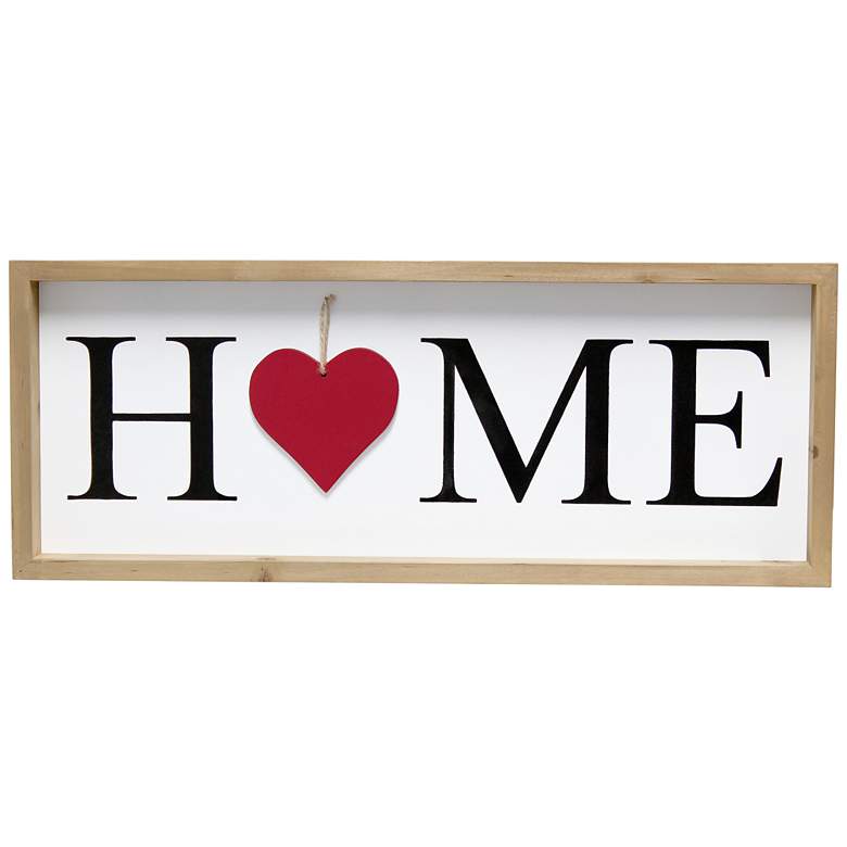 Image 3 Homey Rustic Natural "Home" Frame with 12 Ornaments more views
