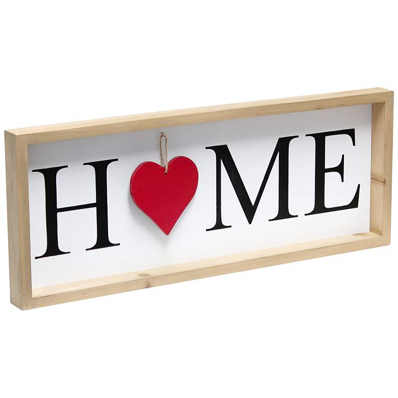 Image 5 Homey Rustic Natural "Home" Frame with 12 Ornaments more views