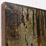Homme 1 60" High Mixed Media Metal Dimensional Wall Art in scene