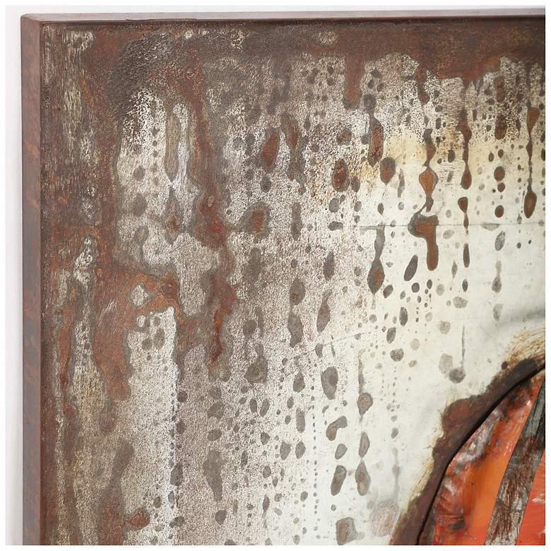 Image 7 Homme 2" Mixed Media Iron Hand Painted Dimensional Wall Art more views