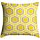 Honeycomb 18" Square Throw Pillow