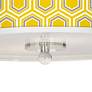 Honeycomb Giclee 16" Wide Semi-Flush Ceiling Light