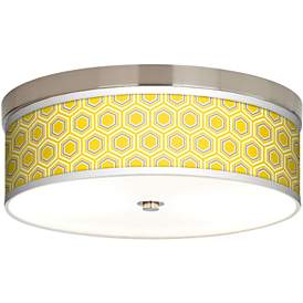 Image1 of Honeycomb Giclee Energy Efficient Ceiling Light