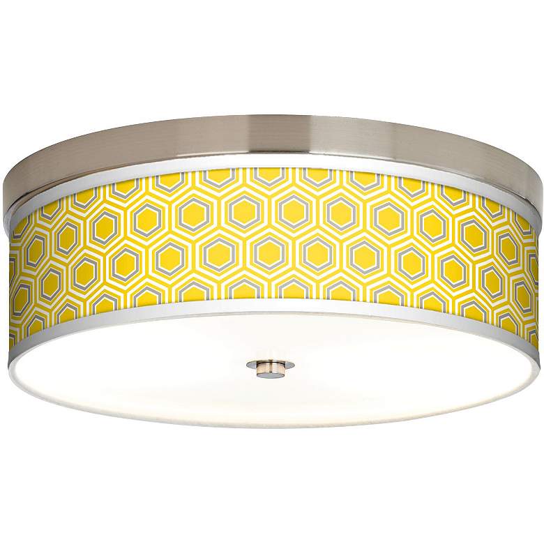 Image 1 Honeycomb Giclee Energy Efficient Ceiling Light