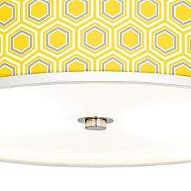 Image3 of Honeycomb Giclee Energy Efficient Ceiling Light more views