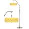 Honeycomb Giclee Shade Arc Floor Lamp