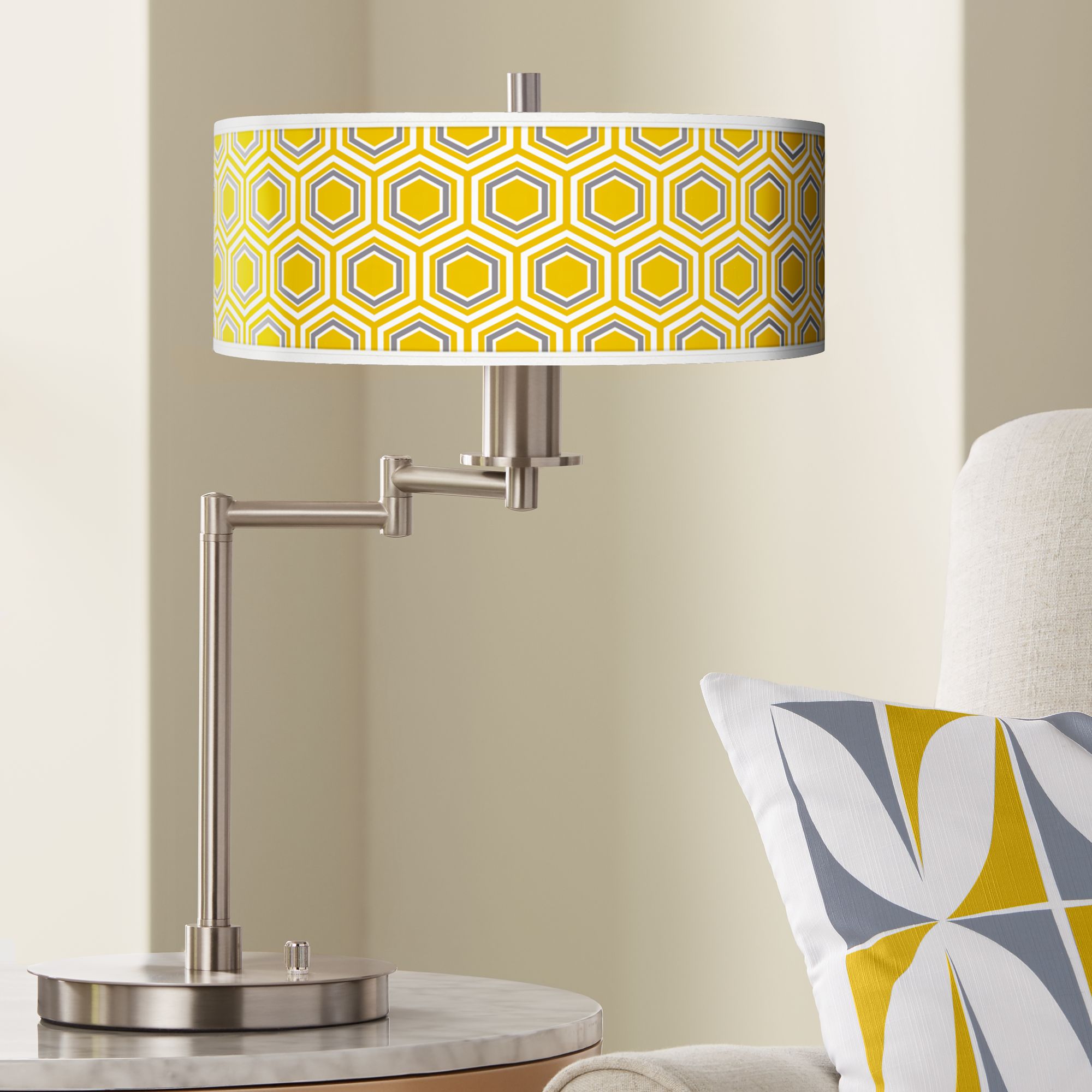 lamps with patterned shades