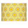 Honeycomb Yellow Giclee Glow Lamp Shade 13.5x13.5x10 (Spider)