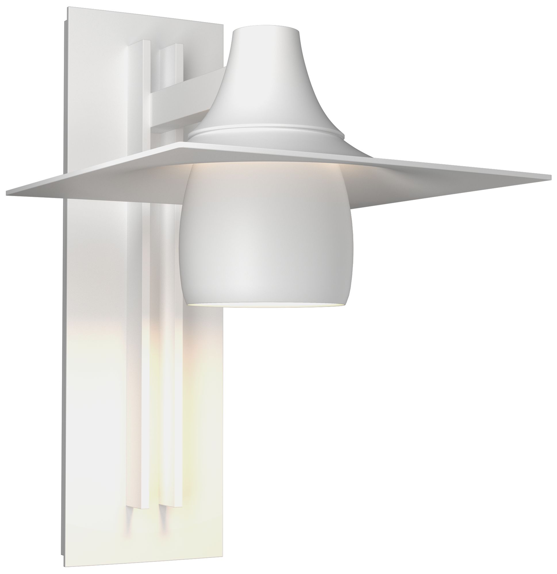 Hood 10" High Large Coastal White Dark Sky Outdoor Sconce - Made to Order