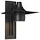 Hood Large Dark Sky Outdoor Sconce - Black Finish