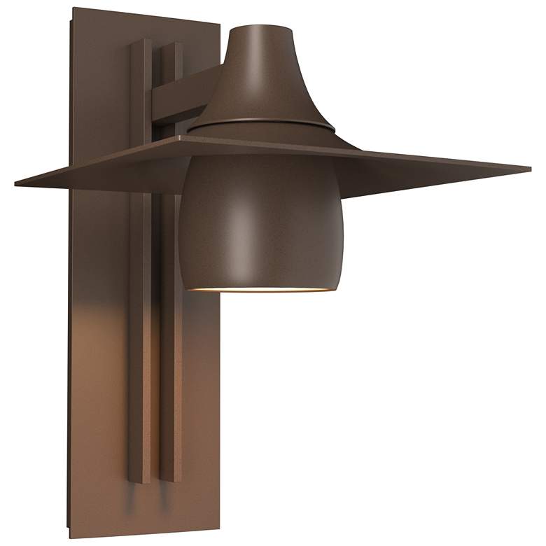 Image 1 Hood Large Dark Sky Outdoor Sconce - Smoke Finish