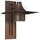Hood Large Dark Sky Outdoor Sconce - Smoke Finish