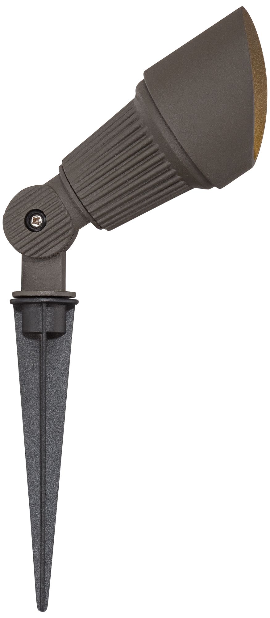 Image 3 Hooded Bronze 6-Piece LED Landscape Spot Light Set more views