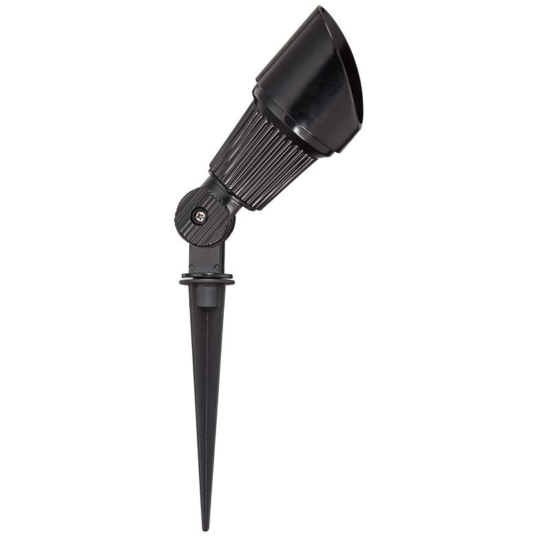 Image 6 Hooded Low Voltage Black 7 1/2" High LED Landscape Spotlight more views