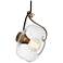 Hook 8 3/4 Wide Gold and Clear Glass Mini Pendant