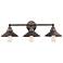 Hooper 31 1/2" Wide 3-Light Antique Bronze Bath Light