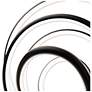 3_Hoopla 13"H x 13"W 1-Light Pendant in Black more views