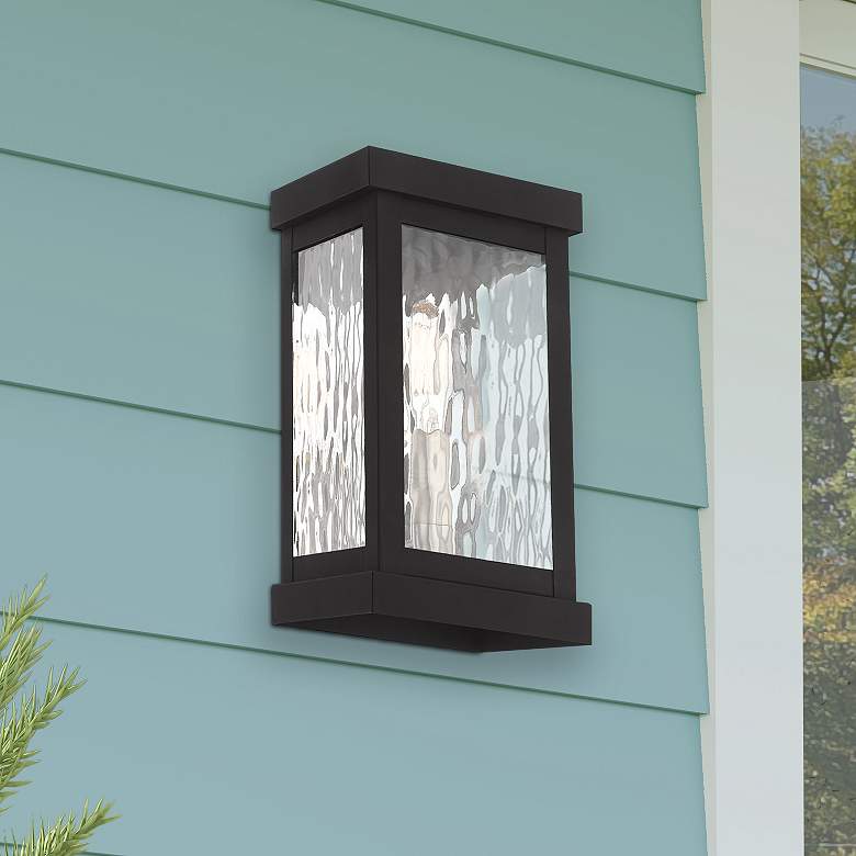Image 1 Hopewell 1 Light Black Outdoor Wall Lantern