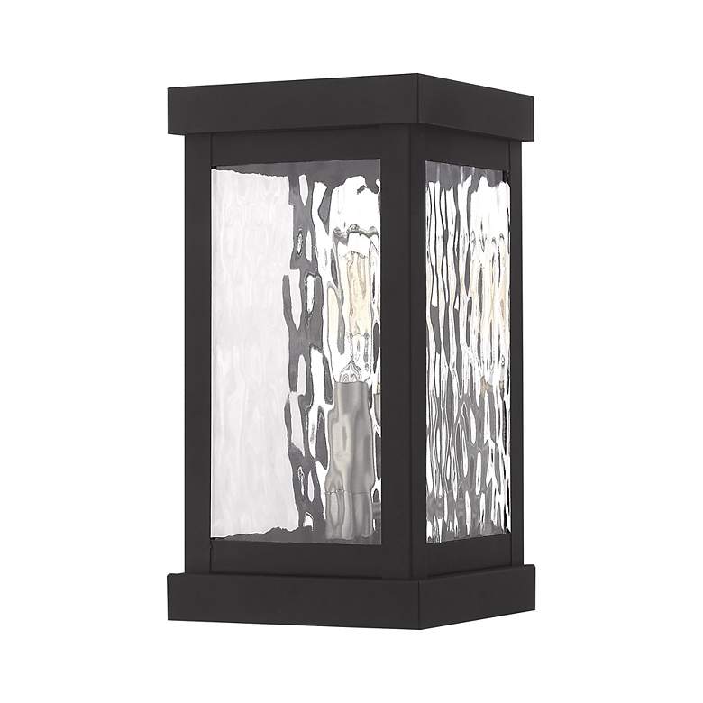 Image 3 Hopewell 1 Light Black Outdoor Wall Lantern more views