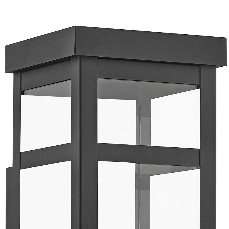 Image 2 Hopewell 15" High Black Outdoor Wall Light more views