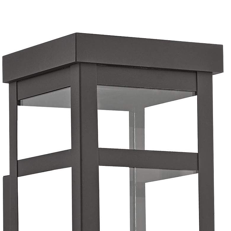 Image 2 Hopewell 15" High Bronze Outdoor Wall Light more views