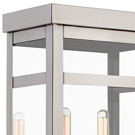 Image2 of Hopewell 15" High Brushed Nickel 2-Light Outdoor Wall Light more views