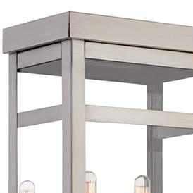 Image2 of Hopewell 18" High Brushed Nickel 2-Light Outdoor Wall Light more views