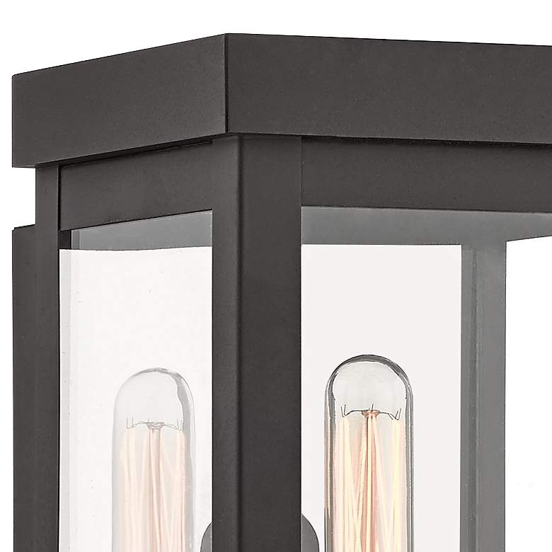 Image 2 Hopewell 9" High Bronze Outdoor Wall Light more views