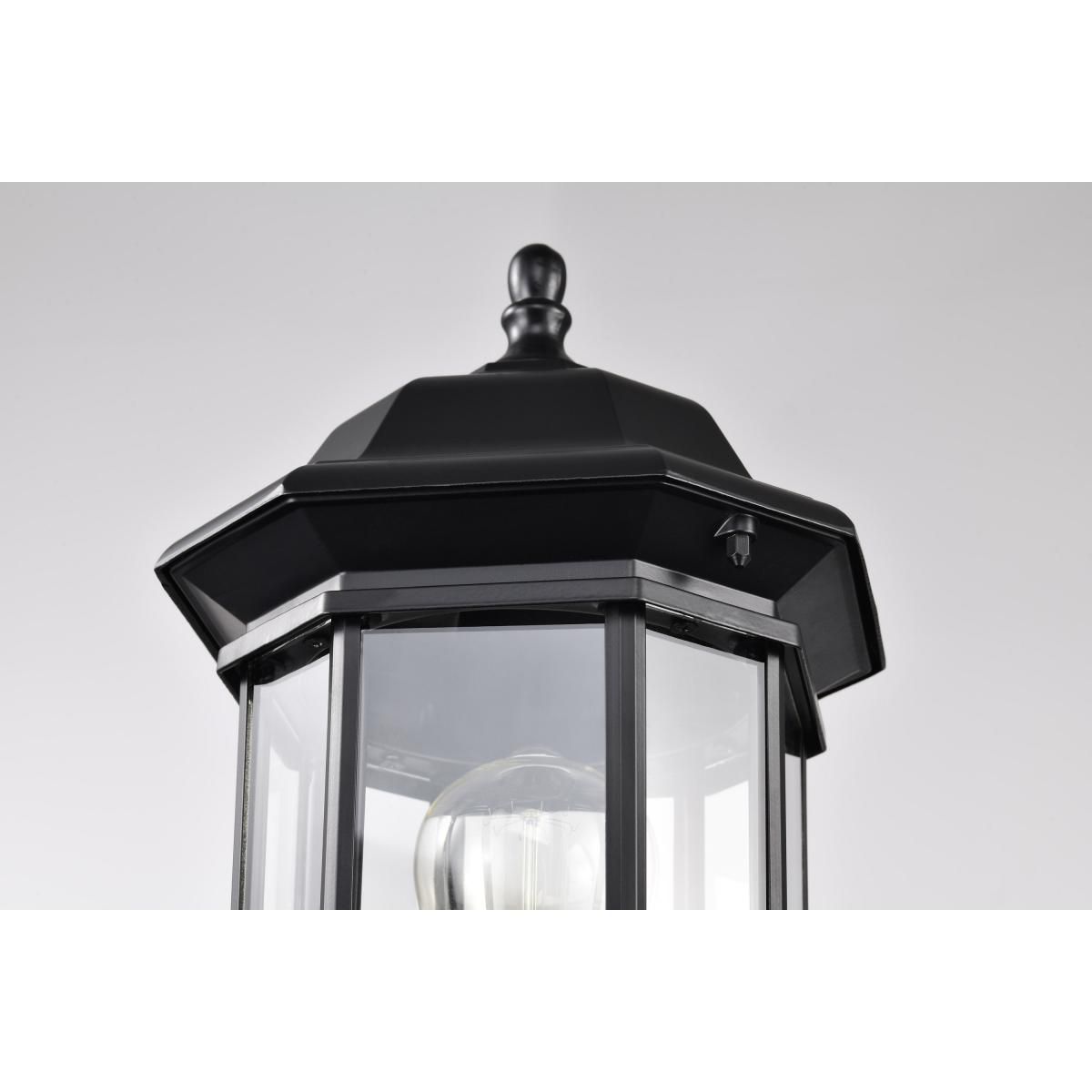 Image 2 Hopkins 18 1/2" High Matte Black Outdoor Post Light more views