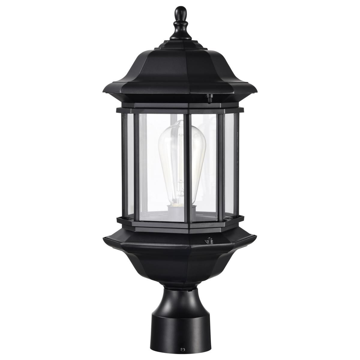 Image 4 Hopkins 18 1/2" High Matte Black Outdoor Post Light more views