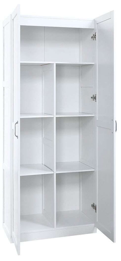 Hopkins 29 1/2" Wide White 7-Drawer Storage Closets Set of 2