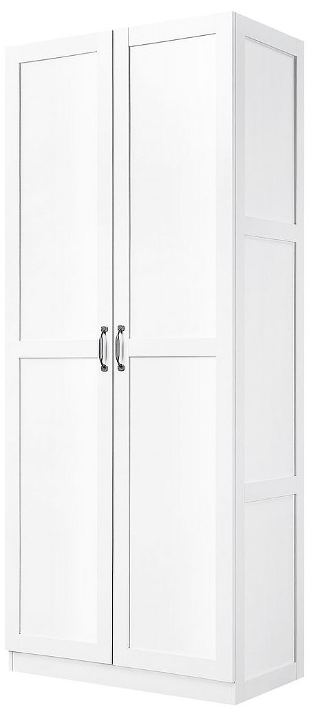 Hopkins 29 1/2" Wide White 7-Drawer Storage Closets Set of 2