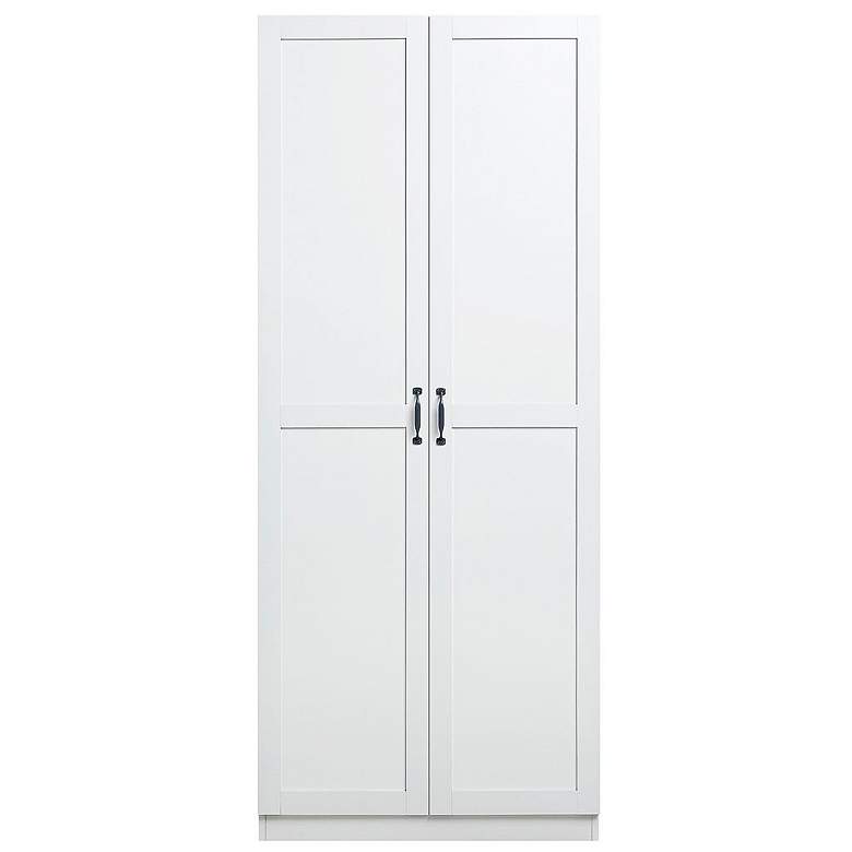 Image 2 Hopkins 29 1/2" Wide White Wood 7-Drawer Storage Closet