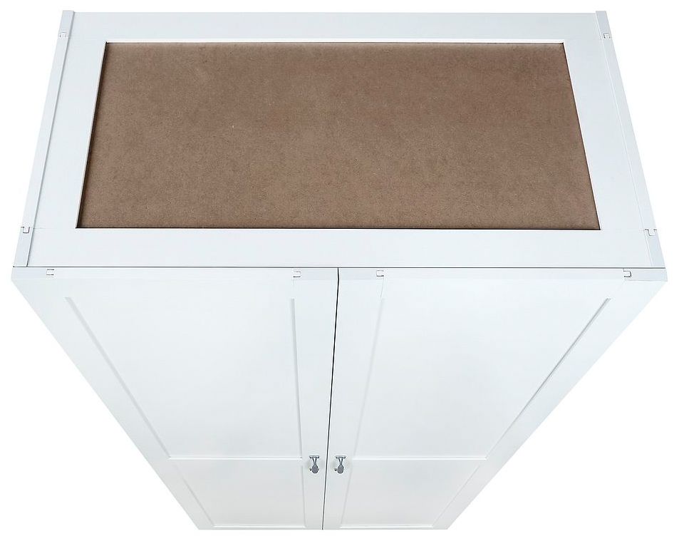 Hopkins 29 1/2" Wide White Wood 7-Drawer Storage Closet