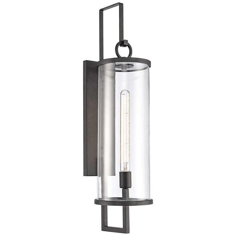Image 1 Hopkins 30" High Charcoal Black Outdoor Wall Light