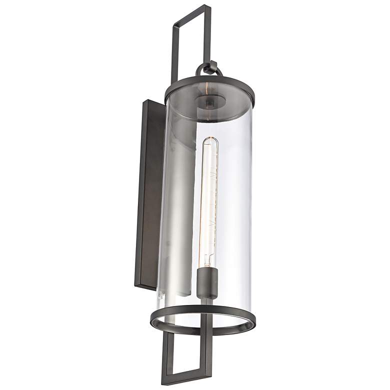 Image 7 Hopkins 30" High Charcoal Black Outdoor Wall Light more views