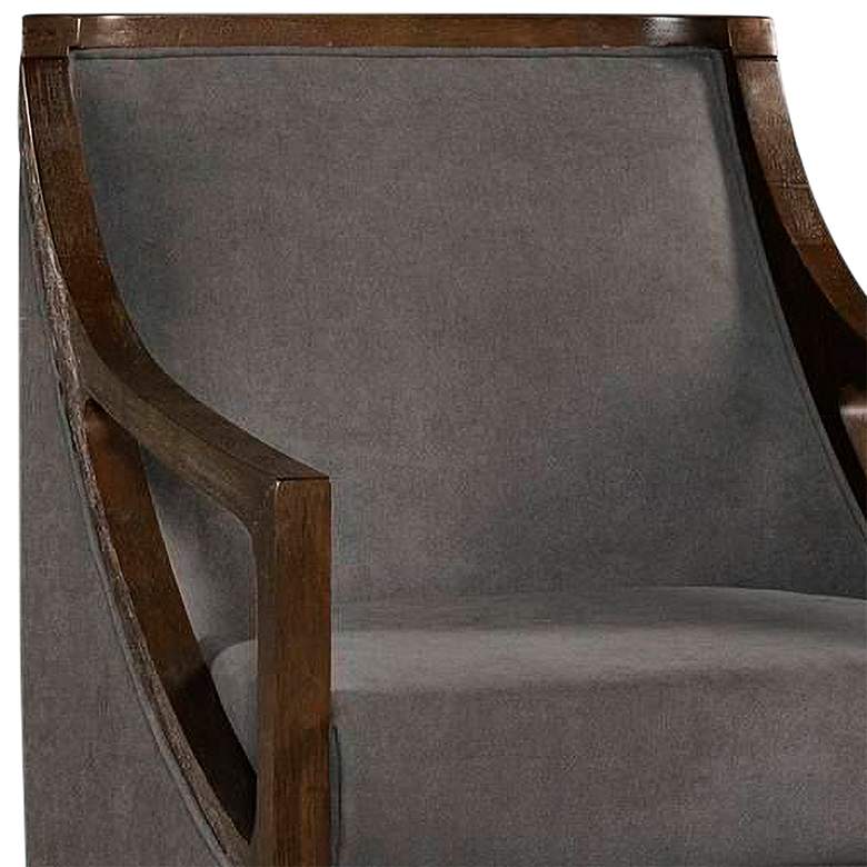 Image 2 Hopkins Colombia Charcoal Fabric Accent Chair more views