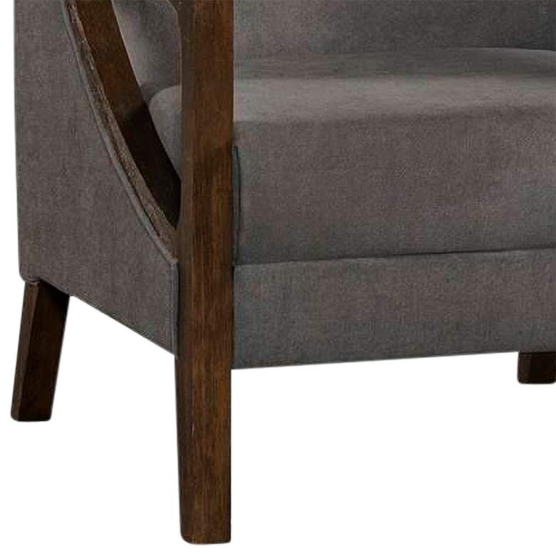 Image 3 Hopkins Colombia Charcoal Fabric Accent Chair more views