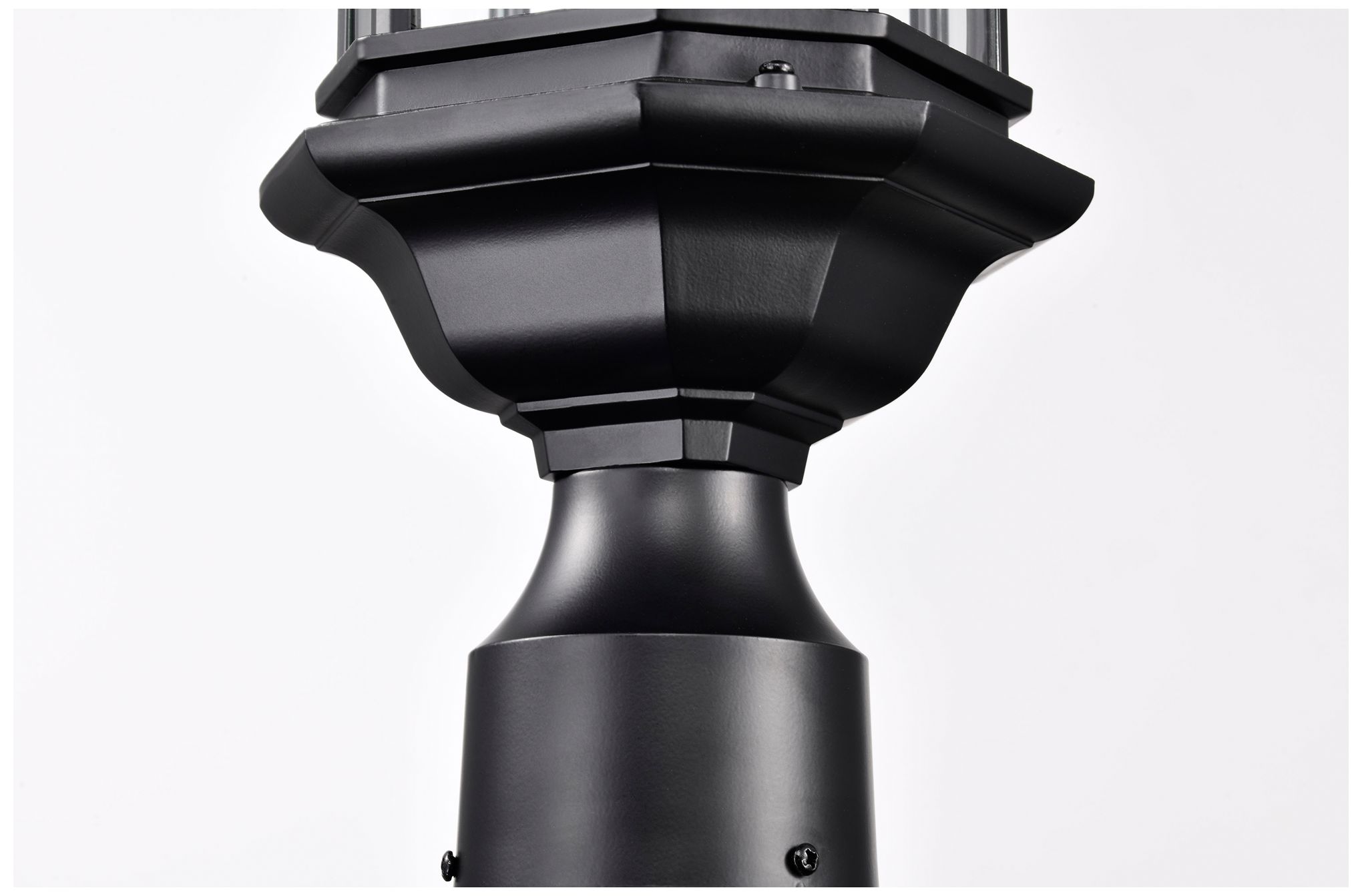 Hopkins Outdoor Small Post Lantern; 1 Light; Matte Black Finish