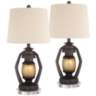 Horace Brown Miner Nightlight Table Lamps With Round Acrylic Risers