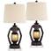 Horace Brown Miner Nightlight Table Lamps With Square Acrylic Risers